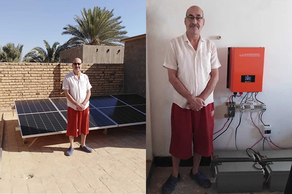 3KW Off-grid solar system in Iraq